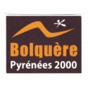Parche textil BOLQUÈRE PYRÉNÉES 2000 8cm x 6cm