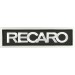 Parche bordado RECARO NEGRO / BLANCO 22,5cm x 5,2cm