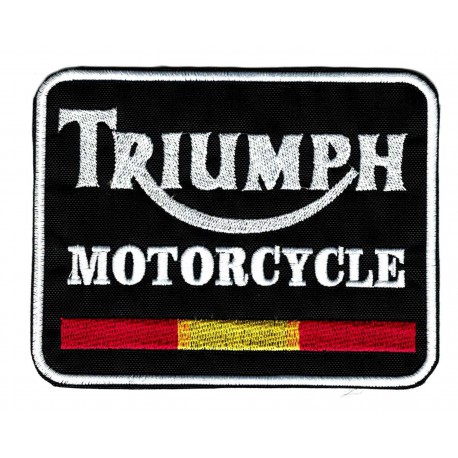 Patch embroidery TRIUMPH MOTORCYCLE SPAIN 8cm x 6.3cm