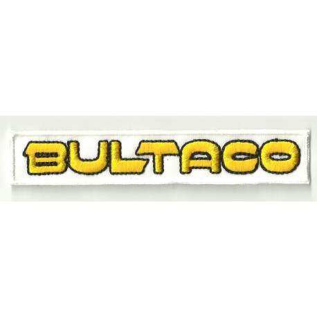 Patch embroidery BULTACO 120mm