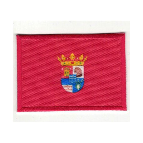 Patch textile and embroidery FLAG SEGOVIA 4CM X 3CM