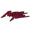 Patch embroidery RED AFRICA TWIN 13cm x 4.5cm