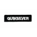 Patch embroidery WHITE QUIKSILVER 20cm x 5cm