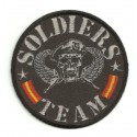 Textile and embroidery patch SOLDIERS TEAM 7,5cm