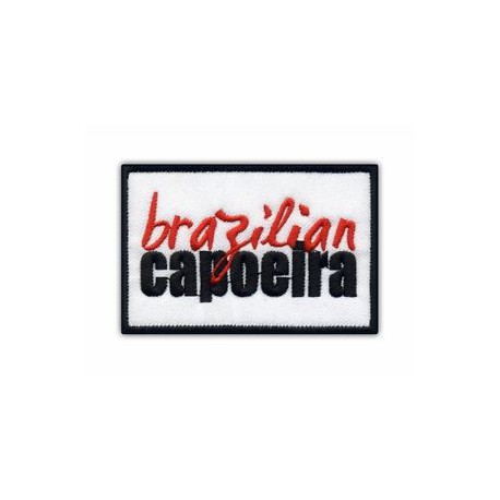 Parche bordado CAPOEIRA BRAZILIAN 18cm x 8cm