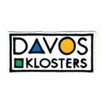 Parche bordado DAVOS KLOSTERS 8,5cm x 4cm