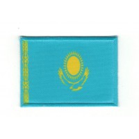 Parche bordado y textil BANDERA KAZAKHSTAN 7CM X 5CM