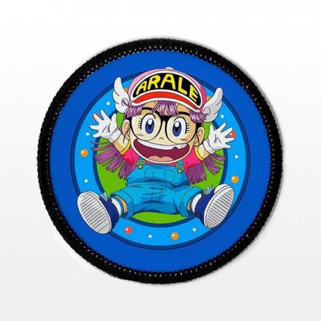 Patch embroidery POOP THE ARALE 8cm x 8cm