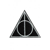 Parche bordado Harry Potter RELIQUIAS DE LA MUERTE 8cm x 8cm
