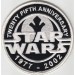 Patch embroidery STAR WARS WHITE 8cm x 5cm