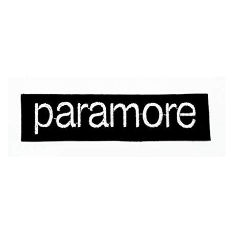 Embroidery patch PARAMORE 10cm x 2,7cm
