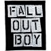 Embroidery patch FALL OUT BOY 6cm x 9cm