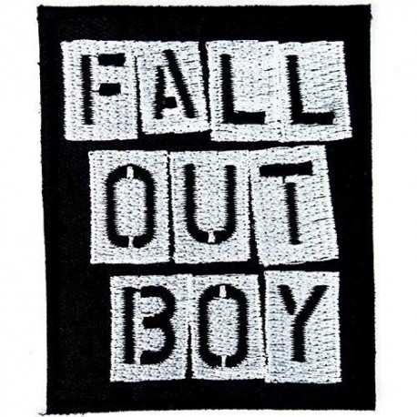 Embroidery patch FALL OUT BOY 12cm x 18cm