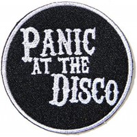 Embroidery patch PANIC AT THE DISCO 8cm 
