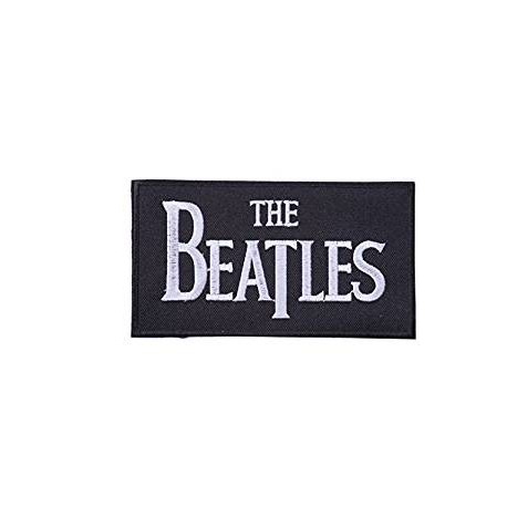 Parche bordado The Beatles B/N 8cm x 5cm