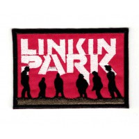 Embroidery patch LINKIN PARK RED 8cm x 5cm