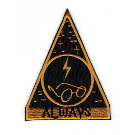 Embroidery patch Harry Potter ALWAYS 7cm x 9cm