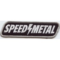 Embroidery patch SPEED METAL 9cm x 2cm