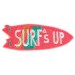 Parche bordado SURF S UP 8,5cm x 3cm