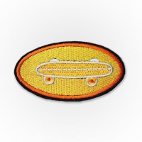 Embroidery patch SKATE VINTAGE 8cm x 3cm