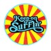 Patch embroidery KEEP ON SURFIN 8,5cm x 3,5cm