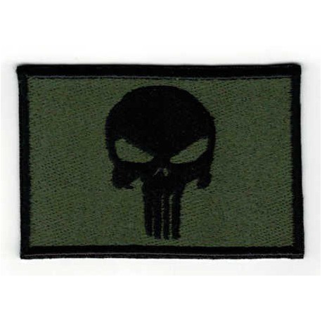 Embroidery patch SKULL The Punisher 7,5cm x 5cm