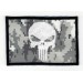 Embroidered patch FLAG URBAN DIGITAL WHITE SKULL (The punisher) 7,5cm x 5cm