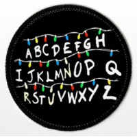 Embroidery and textile patch STRANGER THINGS RUN 8cm