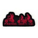 embroidery patch STRANGER THINGS FRIENDS DON´T LIE 9cm x 3,5cm