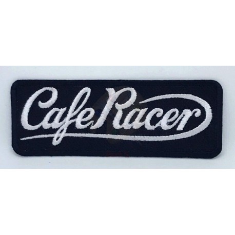Parche bordado CAFE RACE 9cm x 3cm 