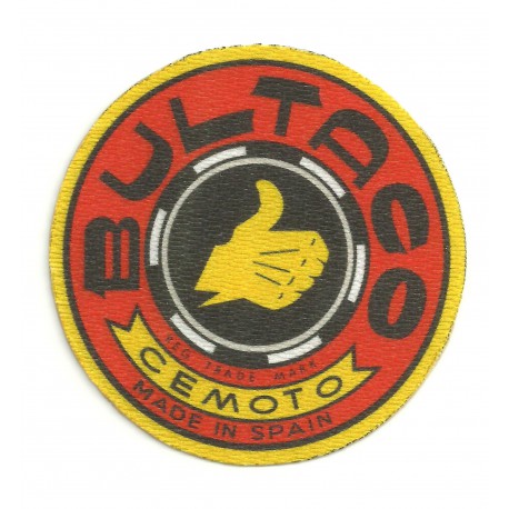 Textile patch BULTACO ROJO 7,5cm
