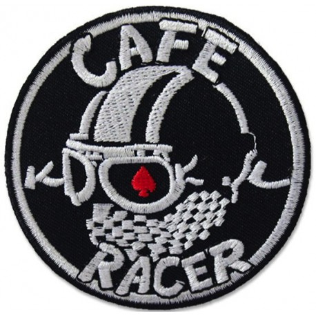 Parche bordado CAFE RACE 8CM