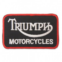 Parche bordado TRIUMPH MOTORCYCLES 10cm x 6cm