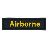 Embroidery patch AIRBORNE 10cm x 2,5cm