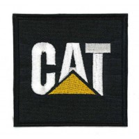 Embroidery patch CAT CATERPILLAR 5cm x 5cm