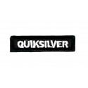 Patch embroidery WHITE QUIKSILVER 10cm x 2,5cm