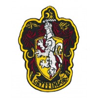 Parche bordado Harry Potter GRYFFINDOR 7,7cm x 10cm