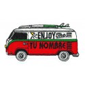 Embroidery patch PERSONALIZED VOLKSWAGEN T1 BULLI 10,5cm x 5,5cm
