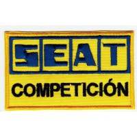 Embroidered patch SEAT COMPETITION 8cm x 5cm