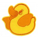 Embroidery patch YELLOW DUCK 7,5cm x 7,5cm