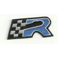 Patch embroidery SEAT "R" AZUL 7cm x 3cm