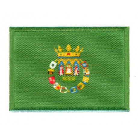 Embroidery and textile patch FLAG SEVILLA 7CM x 5CM