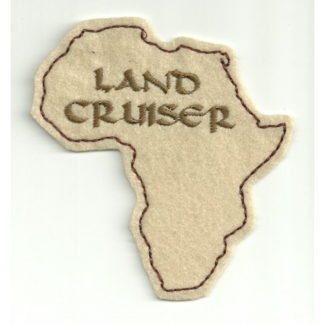 Patch embroidery LAND CRUISER AFRICA 9cm x 10cm