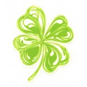 Embroidery and textile patch SHAMROCK CELTIC 8cm x 10cm