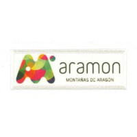 Embroidery and textile patch ARAMON 9,5cm x 3cm 