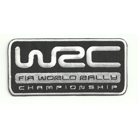 Patch embroidery WRC FIA WORLD RALLY 12,5cm x 6cm