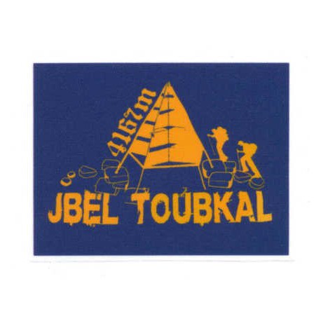 Textile patch JBEL TOUBKAL 10cm x 7,5cm