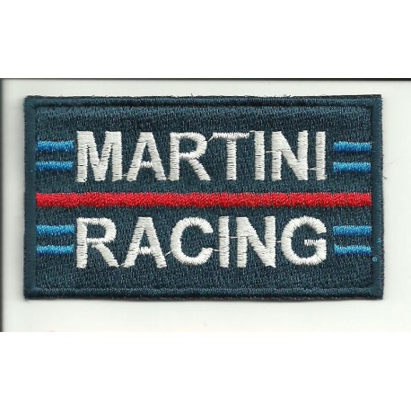 Patch embroidery MARTINI RACING 8 X 4,5CM
