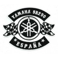 Parche bordado Club Yamaha SR 250 España 10cm x 8cm 