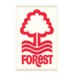 Embroidery and textile patch NOTTINGHAM FOREST 6,5cm x 9,5cm